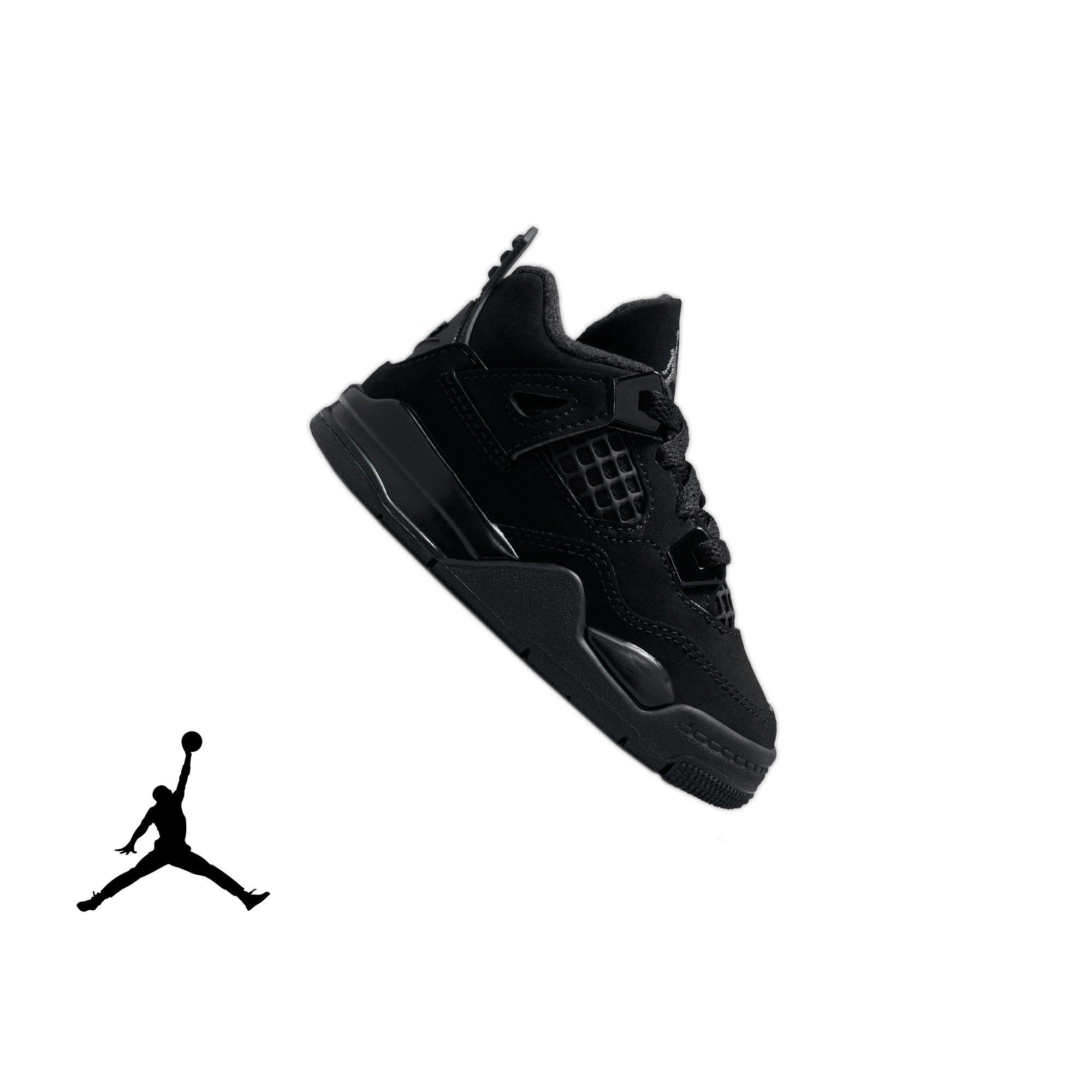Jordan 4 Retro "Black Cat" Toddler Kids' Shoe